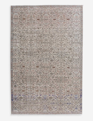 Vintage Turkish Hand-Knotted Wool Rug No. 586, 7'7" x 10'9"