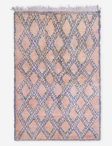 Vintage Moroccan Rug no. 107, 4'4" x 6'7"