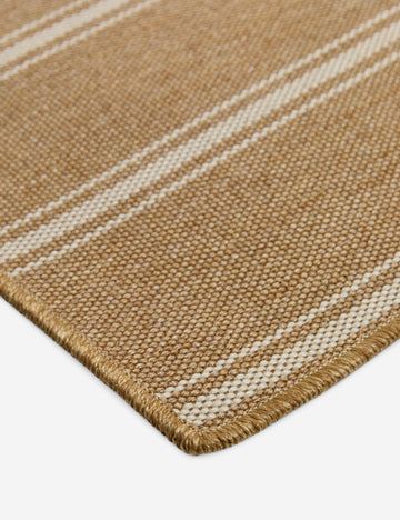 Custom Devri Hand-Loomed Indoor / Outdoor Rug Swatch 5.5" x 6", Rattan