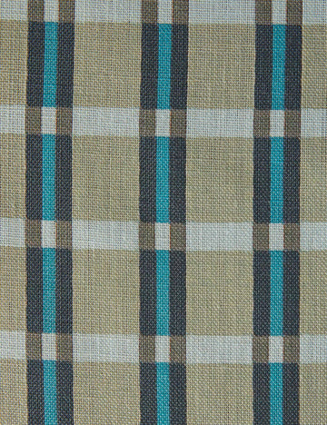 Sadie Linen Fabric Swatch by Annie Coop, Blue