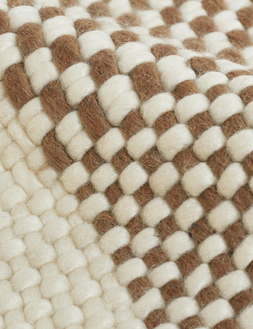 Joelle Handwoven Wool Rug Swatch, Rust