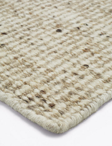 Taos Handwoven Wool Rug Swatch, Neutral