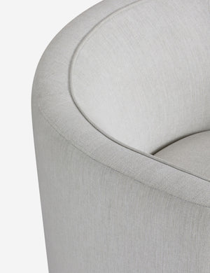 Close up of the Haynes barrel back swivel chair