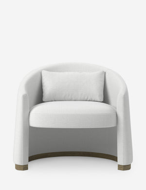 Macallister shelf seat accent chair