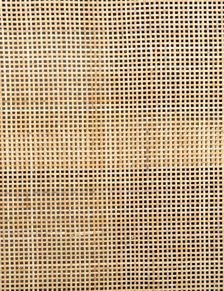 #color::natural | Detailed view of the woven cane on the doors of the Philene natural mango wood sideboard