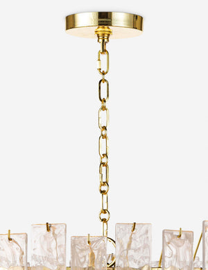 Open Box: Glacier Chandelier, Brass 31
