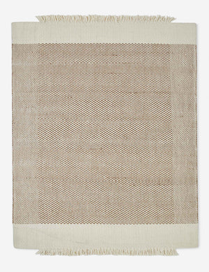 Joelle Handwoven Wool Rug Swatch, Rust
