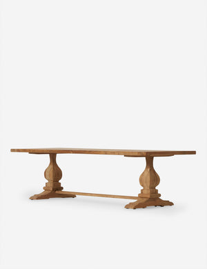 Oveido reclaimed teak outdoor dining table.
