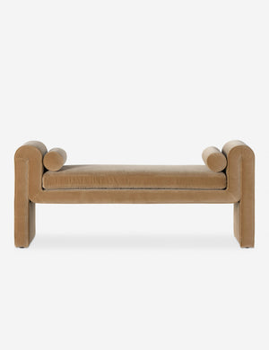 Open Box: Rowe Bench, Buff Velvet