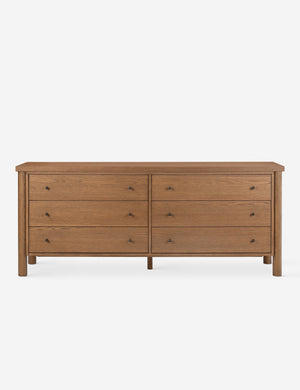 Kisner natural grain oak dresser.