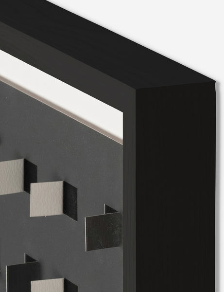 #color::charcoal-and-black #size::24--x-24- | Corner of the See through small charcoal gray and black wall art