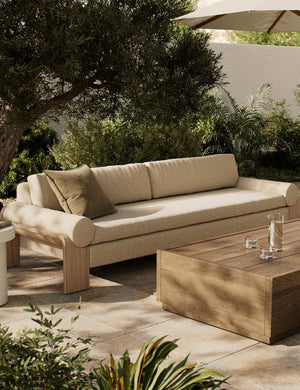 Giorgio Outdoor Sofa : Natural Basketweave