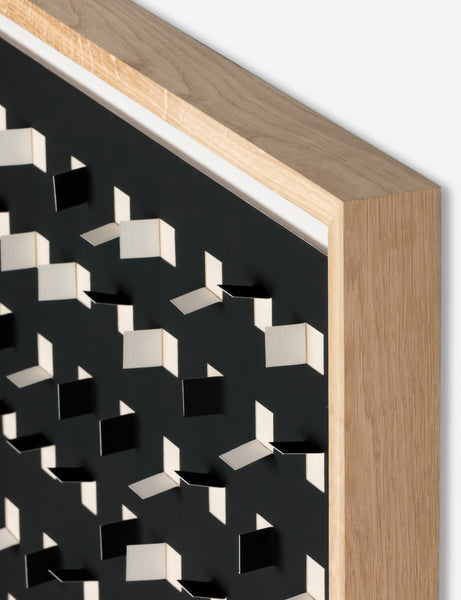 #color::black-and-white #size::48--x-48- | Corner of the See through black and white wall art
