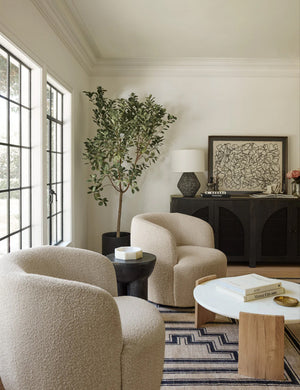 Rue Swivel Chair : Tiger Gold by Sarah Sherman Samuel