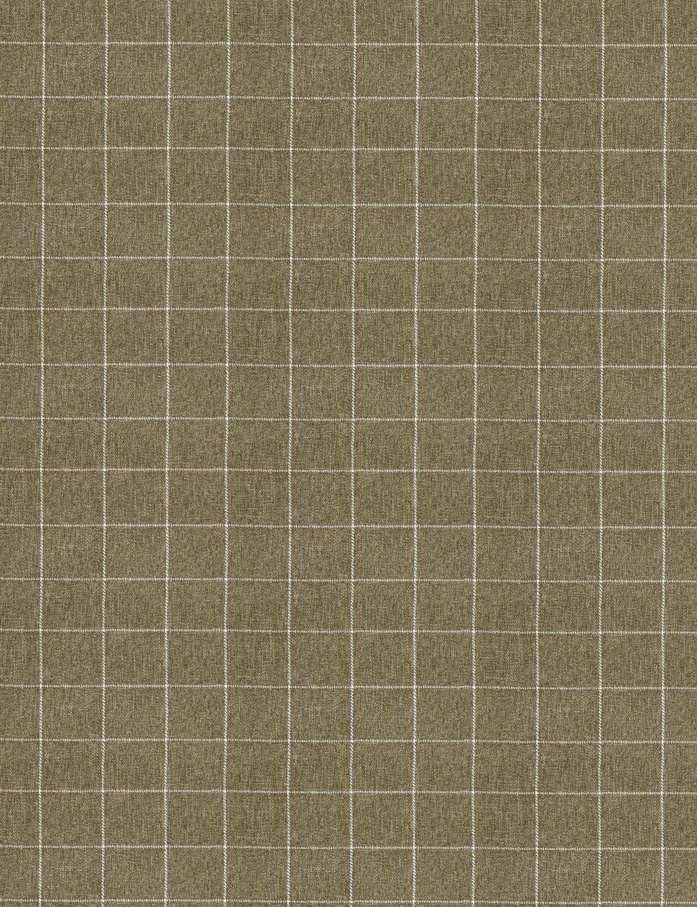 Olive Grid Fabric Swatch