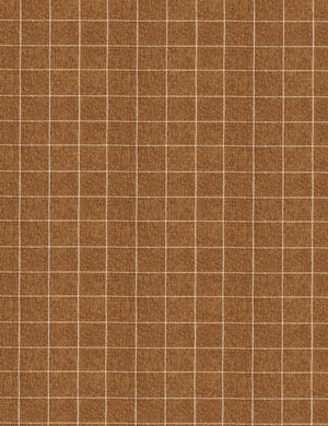 Cognac Grid Fabric Swatch