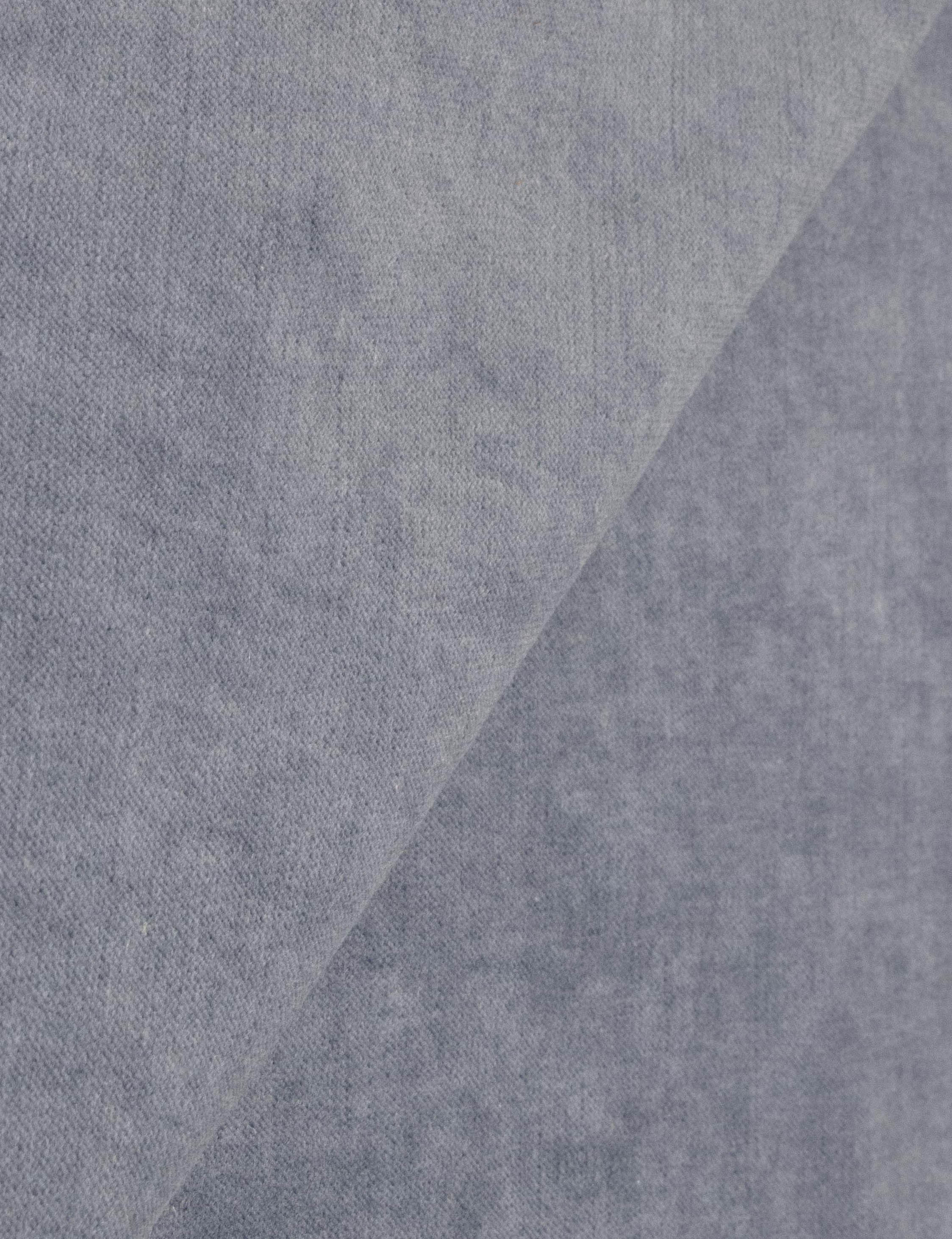 Denim Velvet Fabric Swatch