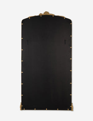 Back of the Casserly ornate gold full length mirror.