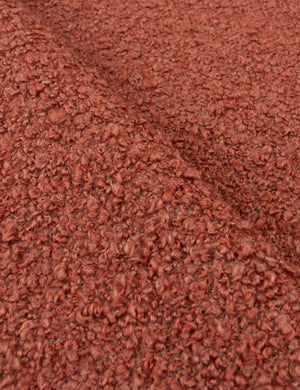 The brick boucle fabric