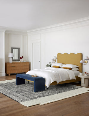 Joelle Handwoven Wool Rug Swatch, Black