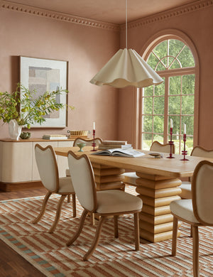 Joslin Flat Weave Blend Rug Swatch, Rose and Blue