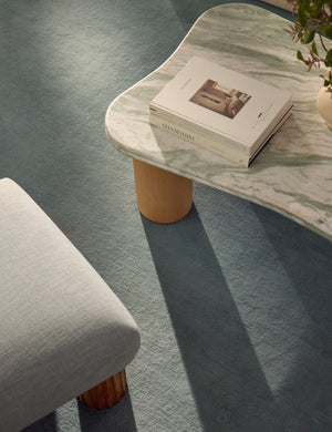 Perenne Hand-Loomed Wool Rug Swatch, Ocean