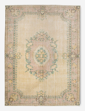 Vintage Turkish Hand-Knotted Wool Rug No. 379, 6'3