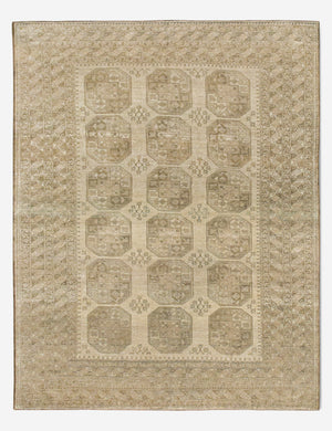 Vintage Turkish Hand-Knotted Wool Rug No. 444, 7'5