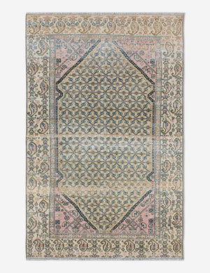 Vintage Turkish Hand-Knotted Wool Rug No. 449, 3'10