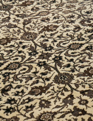 Vintage Turkish Hand-Knotted Wool Rug No. 458, 4'11