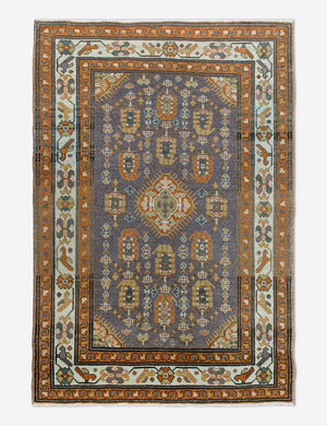Vintage Turkish Hand-Knotted Wool Rug No. 461, 3'4