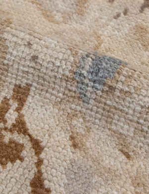 Vintage Turkish Hand-Knotted Wool Rug No. 593, 4'4