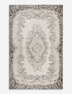 Vintage Turkish Hand-Knotted Wool Rug No. 599, 3'11
