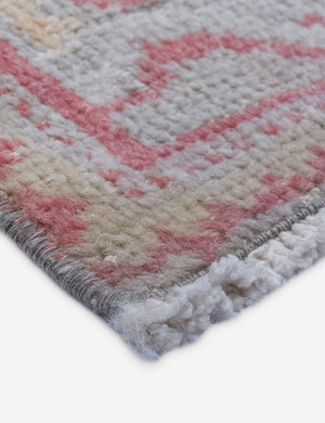 Vintage Turkish Hand-Knotted Wool Mini Rug No. 308, 1'7