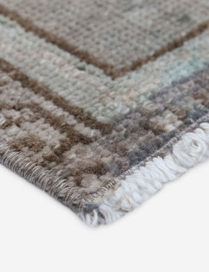 Vintage Turkish Hand-Knotted Wool Mini Rug No. 311, 1'5
