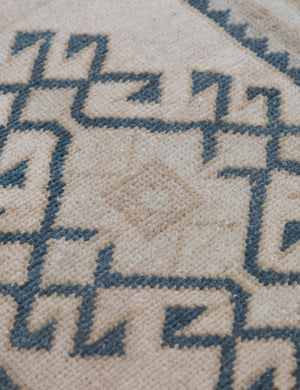Vintage Turkish Hand-Knotted Wool Mini Rug No. 311, 1'5