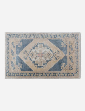 Vintage Turkish Hand-Knotted Wool Mini Rug No. 317, 1'9