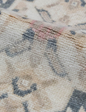 Vintage Turkish Hand-Knotted Wool Mini Rug No. 322, 1'8