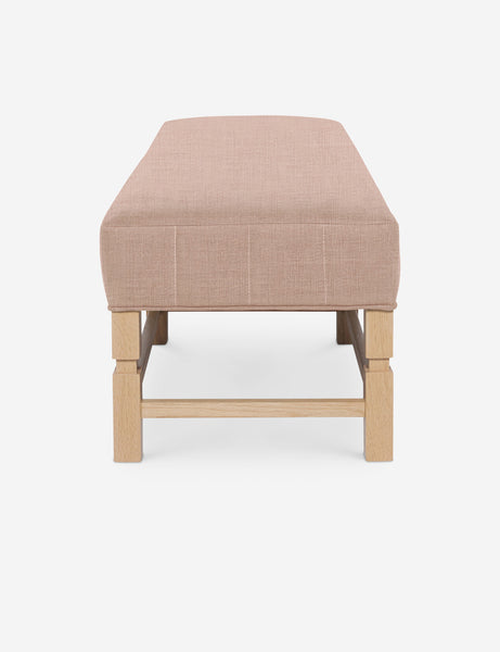#color::apricot-linen | Side of the Ambleside Apricot Linen bench