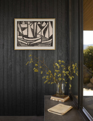 Japanese Woodcuts - Boats Print