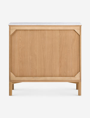 Back of the Matija marble top, reeded door front cabinet