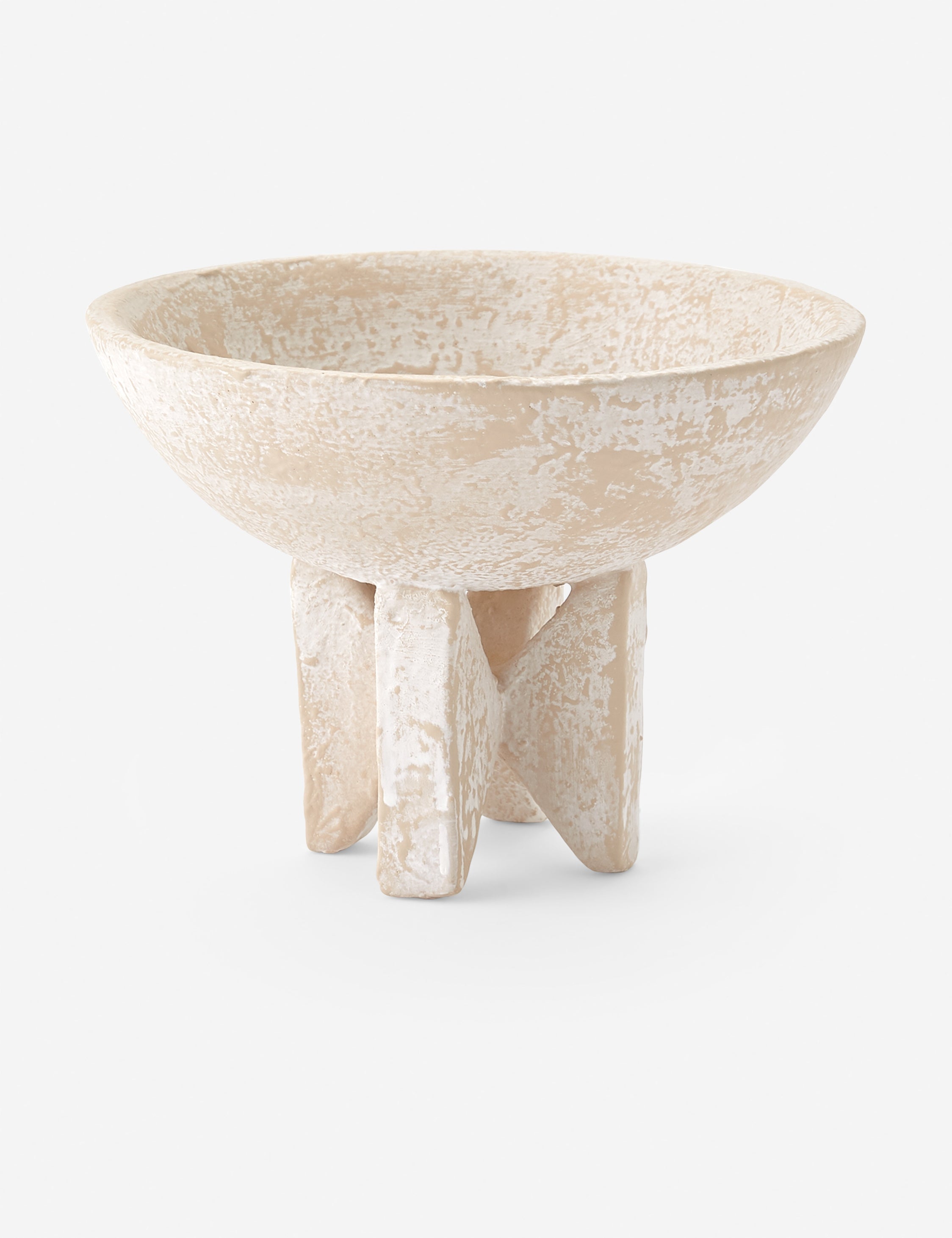 #size::small | Loire geometric footed ceramic bowl by Lemiuex et Cie.