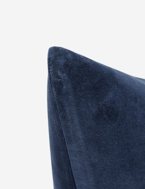 Corner of Charlotte True Blue Square Velvet Pillow