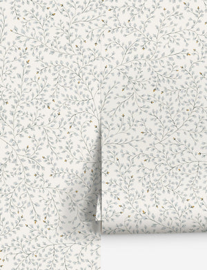 Dainty Leaves floral Wallpaper by Rylee + Cru