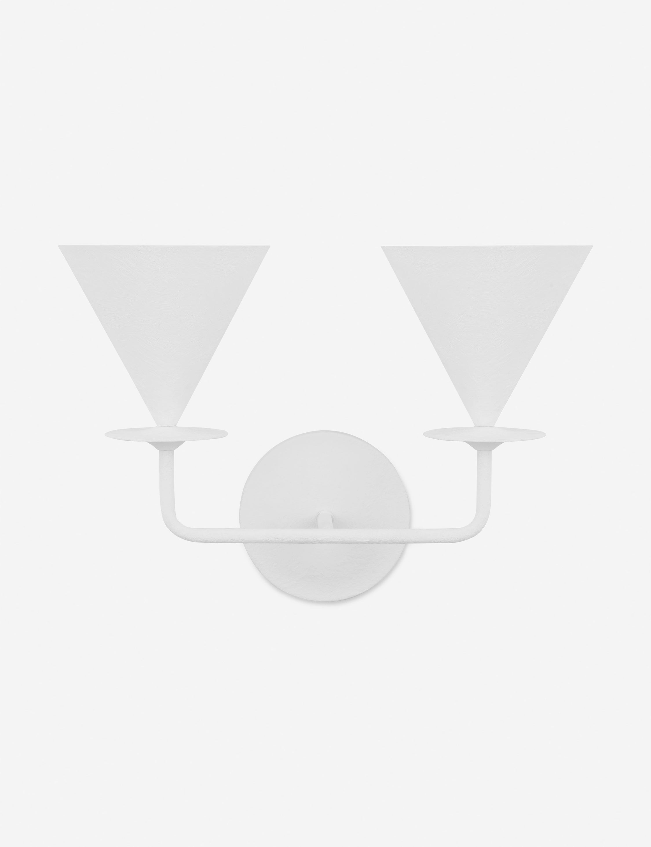 Cornet Double Sconce by Christiane Lemieux