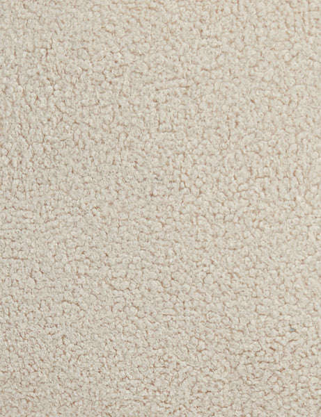 #color::teddy-boucle | Boucle upholstery of the Fern swivel chair
