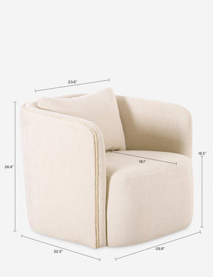 Baldwin Accent Chair : Cream