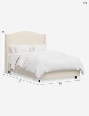 Adara Camelback Bed : Rose Vintage Velvet / Twin
