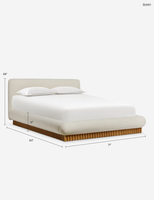 Billow Bed by Sarah Sherman Samuel : Ivory Boucle / Queen