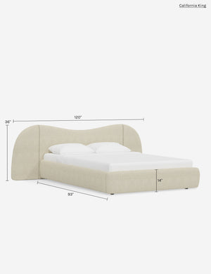 Gladys Extended Headboard Platform Bed by Sarah Sherman Samuel : Blue Garden Walk / Twin